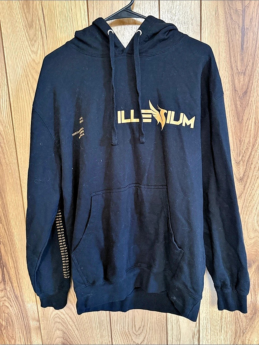 Illenium Live 2023 World Tour Hoodie Black